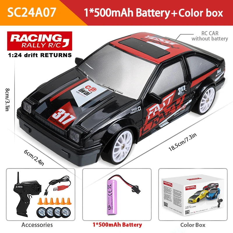 2.4G High Speed Drift GTR 4WD Toy Car