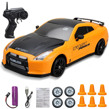 2.4G High Speed Drift GTR 4WD Toy Car