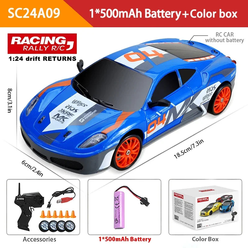 2.4G High Speed Drift GTR 4WD Toy Car