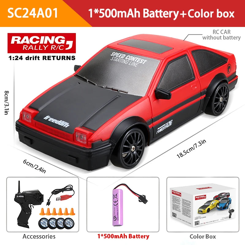 2.4G High Speed Drift GTR 4WD Toy Car