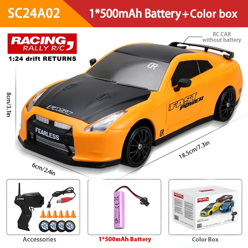 2.4G High Speed Drift GTR 4WD Toy Car