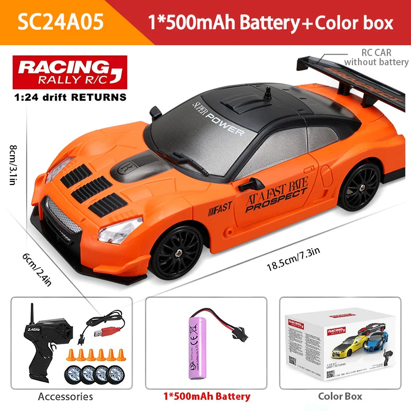 2.4G High Speed Drift GTR 4WD Toy Car