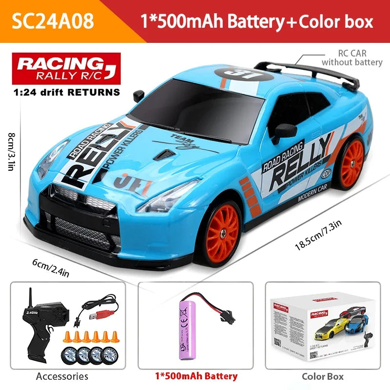 2.4G High Speed Drift GTR 4WD Toy Car